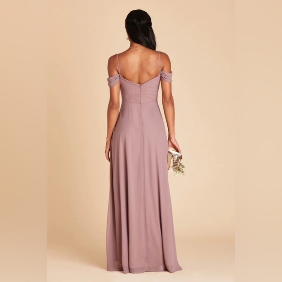 NWT Birdy Grey Devin Convertible Dress in Chiffon Dark Mauve - Picture 4 of 8